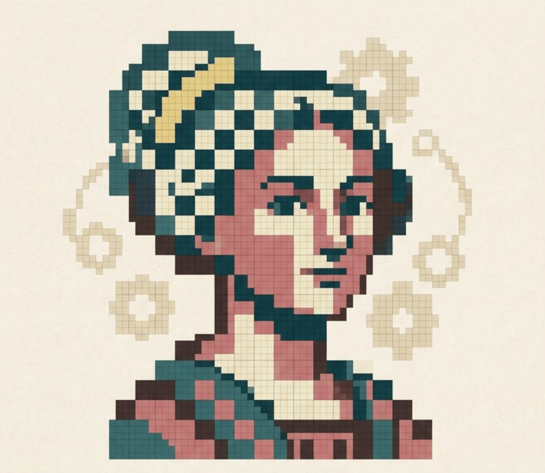 StuDev mascot — pixel art illustration